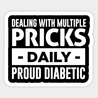 Proud Diabetic Diabetes Insulin Sticker